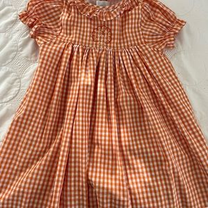 The Proper Peony Embroidered Turkey Window Pane Dress - Sz 5